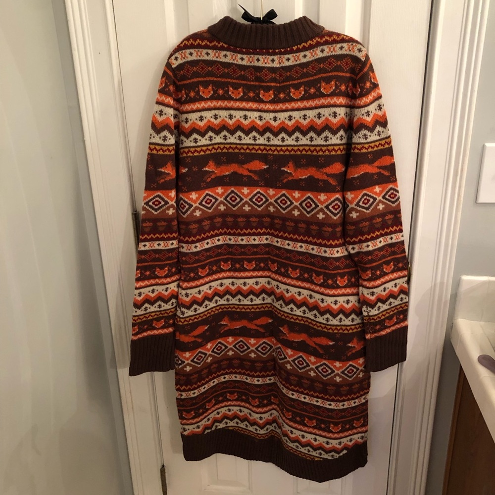 KJP Fantastic Fox Cozy Cabin Dress Size Large NWT